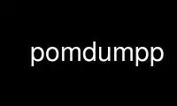 Run pomdumpp in OnWorks free hosting provider over Ubuntu Online, Fedora Online, Windows online emulator or MAC OS online emulator