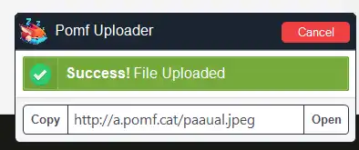 Download web tool or web app Pomf Uploader