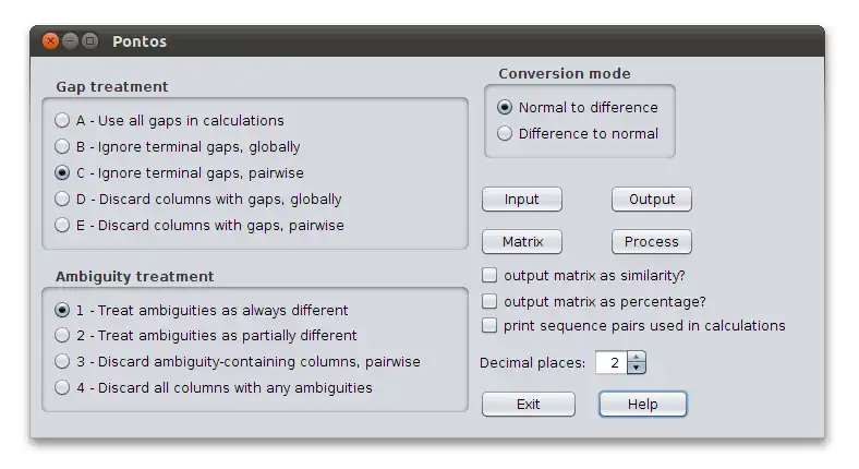 Download web tool or web app Pontos to run in Windows online over Linux online