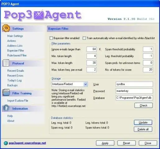 Download web tool or web app Pop3 Agent