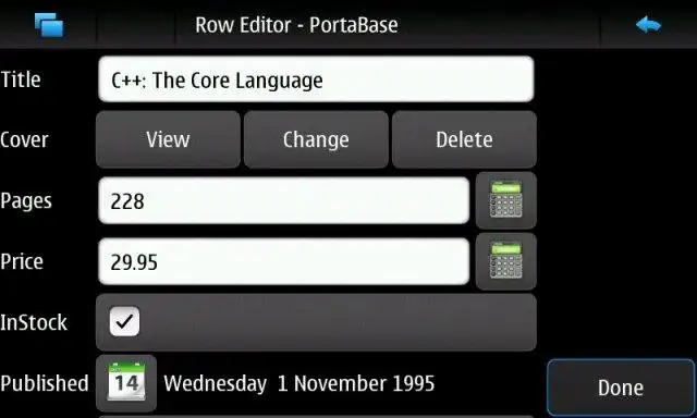 Download web tool or web app PortaBase