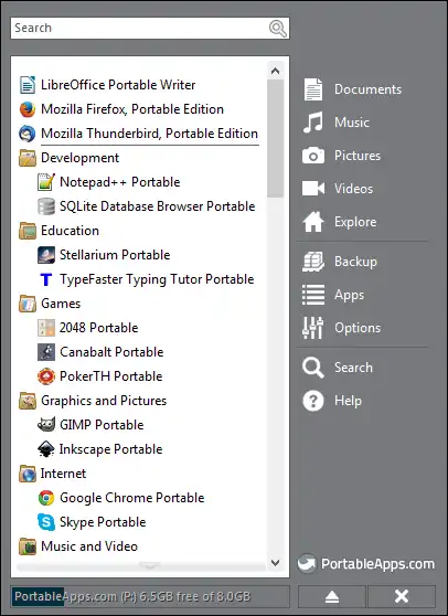 Download web tool or web app PortableApps.com