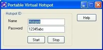 ดาวน์โหลดเครื่องมือเว็บหรือเว็บแอพ Portable Virtual Hotspot