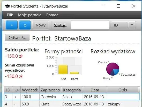 Download web tool or web app Portfel Studenta