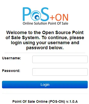 Download web tool or web app POS On - OsPos