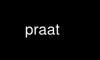 เรียกใช้ praat ในผู้ให้บริการโฮสต์ฟรีของ OnWorks ผ่าน Ubuntu Online, Fedora Online, โปรแกรมจำลองออนไลน์ของ Windows หรือโปรแกรมจำลองออนไลน์ของ MAC OS