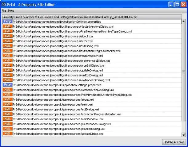 Download web tool or web app PrEd - A Property File Editor for Java