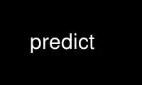 Run predict in OnWorks free hosting provider over Ubuntu Online, Fedora Online, Windows online emulator or MAC OS online emulator