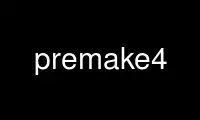 Run premake4 in OnWorks free hosting provider over Ubuntu Online, Fedora Online, Windows online emulator or MAC OS online emulator