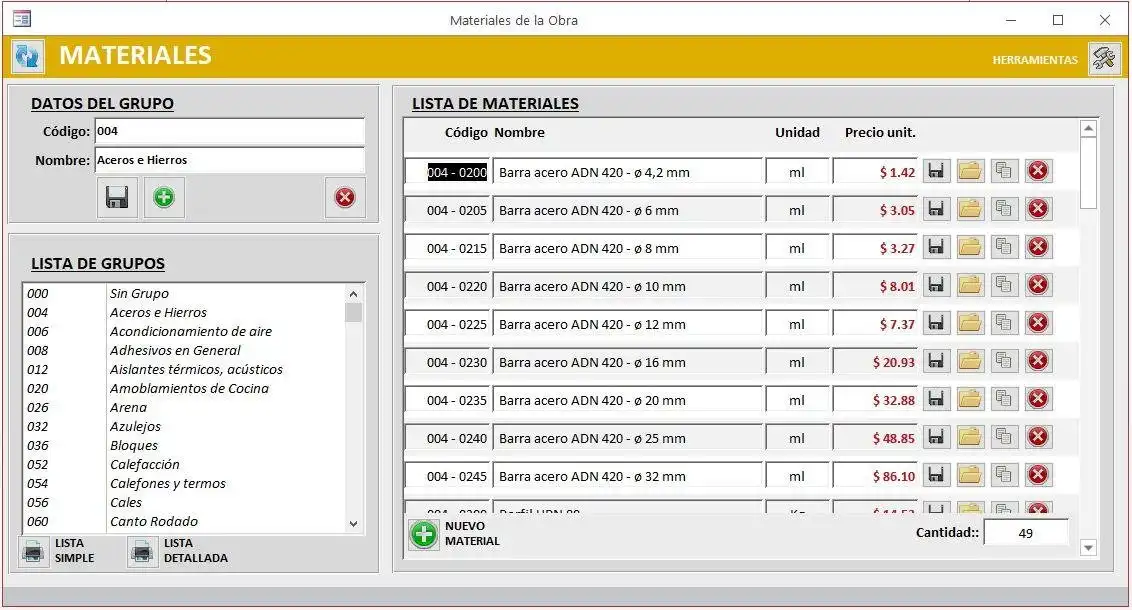 Download web tool or web app Presupuestos Express