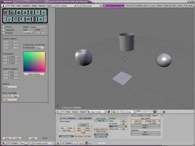 Download web tool or web app Prim dot Blender (Prim.Blender)