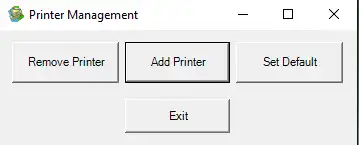 Download web tool or web app Printer Management