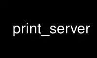 Run print_server in OnWorks free hosting provider over Ubuntu Online, Fedora Online, Windows online emulator or MAC OS online emulator