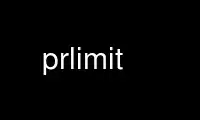 Run prlimit in OnWorks free hosting provider over Ubuntu Online, Fedora Online, Windows online emulator or MAC OS online emulator