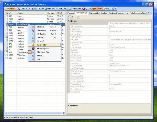 Download web tool or web app Process Group Killer