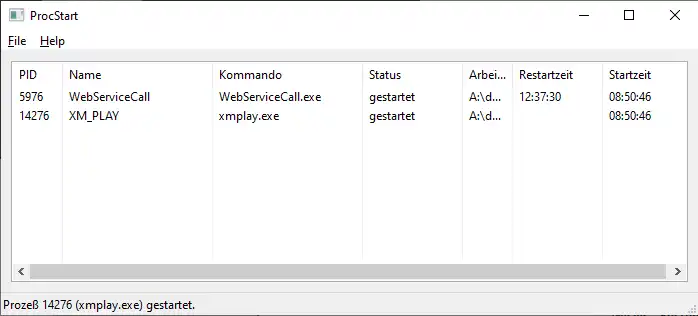 Download web tool or web app ProcStart - Process Monitoring/(Re)Start