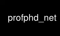 Run profphd_net in OnWorks free hosting provider over Ubuntu Online, Fedora Online, Windows online emulator or MAC OS online emulator