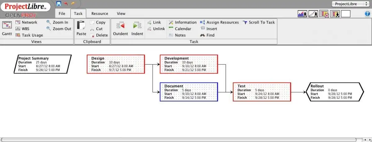 Scarica lo strumento web o l'app web ProjectLibre - Project Management