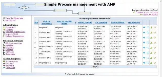 Download web tool or web app ProMan