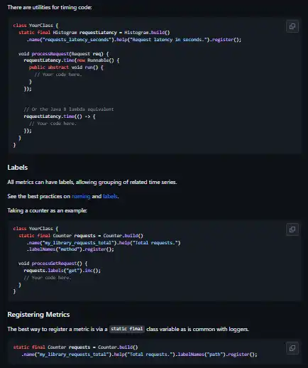 Téléchargez l'outil Web ou l'application Web Prometheus JVM Client