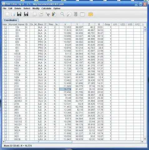 Download web tool or web app Protein Data Bank (PDB) File Editor to run in Windows online over Linux online