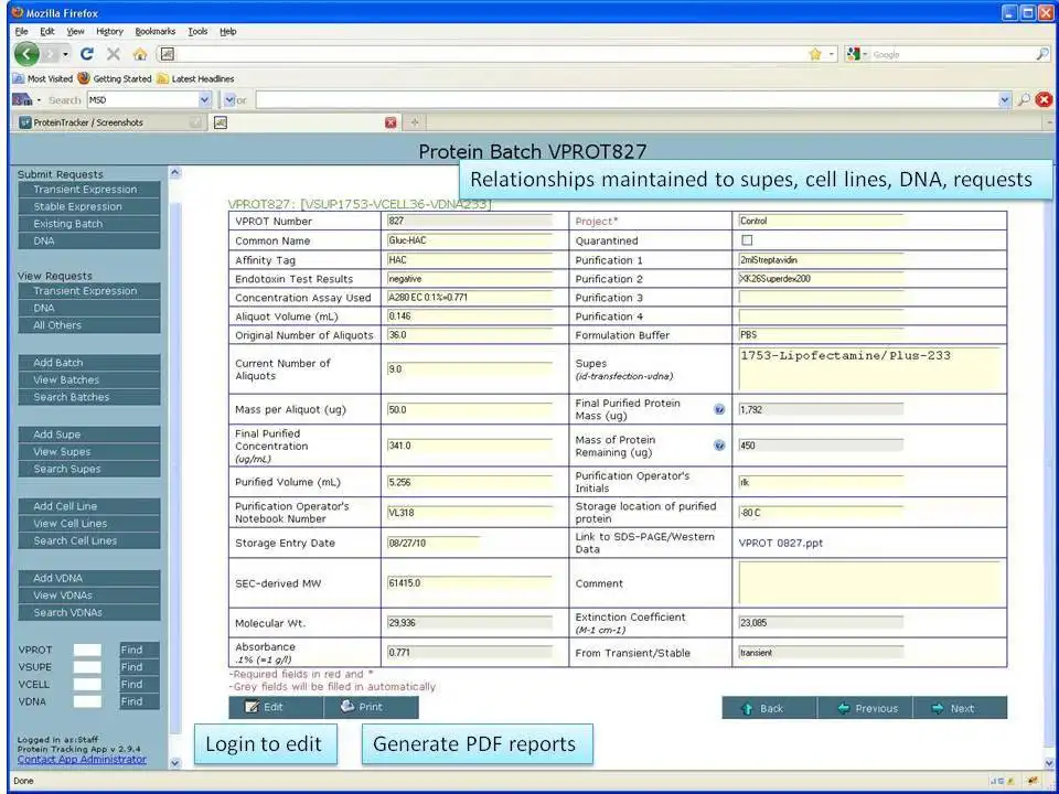 Web ツールまたは Web アプリ ProteinTracker をオンラインでダウンロードして Linux で実行します