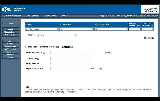 Download web tool or web app ProteoConnections