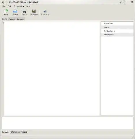 Download web tool or web app ProVerif Editor