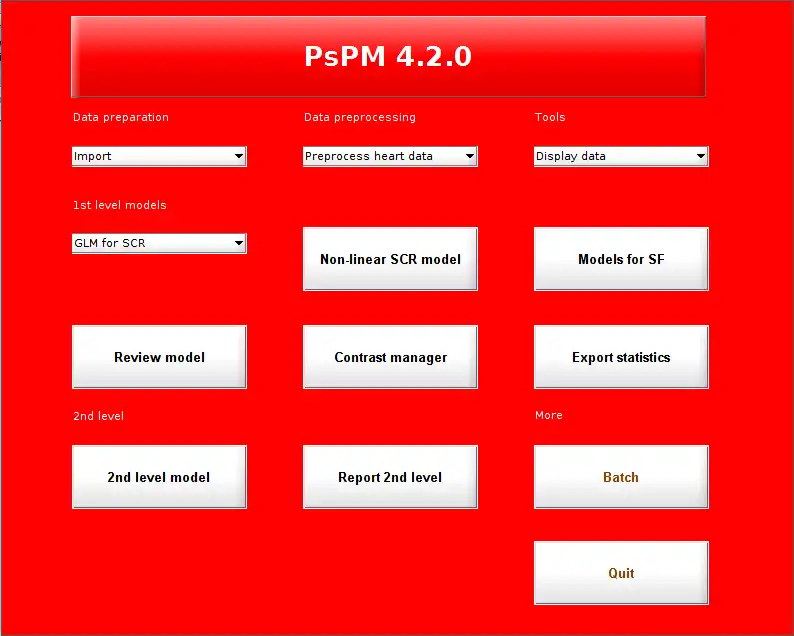 Download web tool or web app PsPM