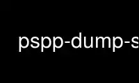 Run pspp-dump-sav in OnWorks free hosting provider over Ubuntu Online, Fedora Online, Windows online emulator or MAC OS online emulator