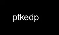 Run ptkedp in OnWorks free hosting provider over Ubuntu Online, Fedora Online, Windows online emulator or MAC OS online emulator