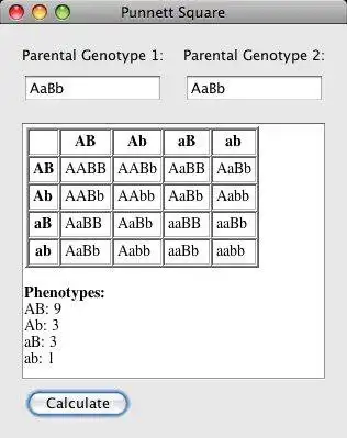 Laden Sie das Web-Tool oder die Web-App Punnett Square Caclulator herunter, um es online unter Linux auszuführen