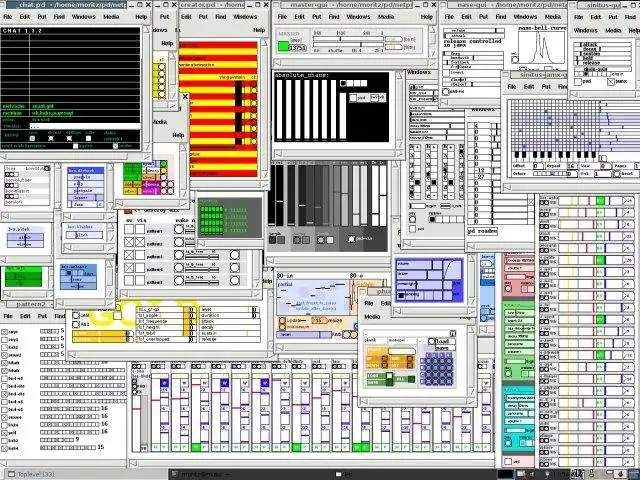 Загрузите веб-инструмент или веб-приложение Pure Data Computer Music System