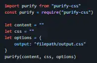 Download web tool or web app PurifyCSS