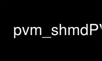 Run pvm_shmdPVM in OnWorks free hosting provider over Ubuntu Online, Fedora Online, Windows online emulator or MAC OS online emulator