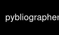 Run pybliographer in OnWorks free hosting provider over Ubuntu Online, Fedora Online, Windows online emulator or MAC OS online emulator