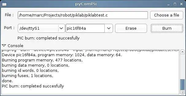 Download web tool or web app pyComPic to run in Linux online