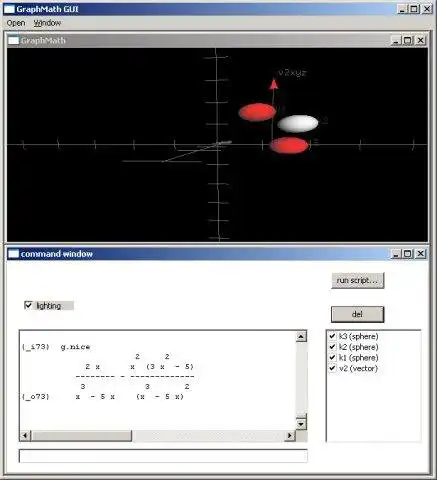 Download web tool or web app PyGraphMath to run in Linux online