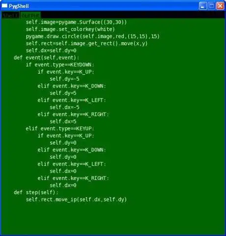 Download web tool or web app PygShell: Interactive Pygame