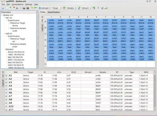 Download web tool or web app pyQPCR to run in Windows online over Linux online