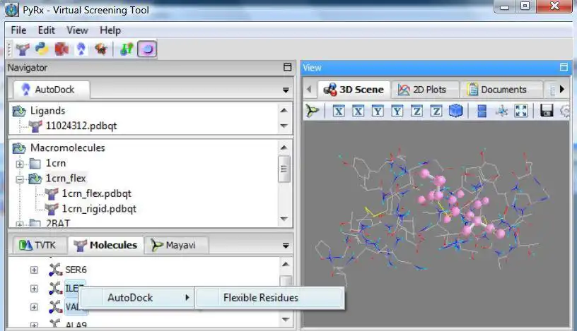 Download web tool or web app PyRx - Virtual Screening Tool to run in Windows online over Linux online