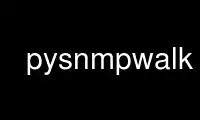 Run pysnmpwalk in OnWorks free hosting provider over Ubuntu Online, Fedora Online, Windows online emulator or MAC OS online emulator