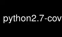 Run python2.7-coverage in OnWorks free hosting provider over Ubuntu Online, Fedora Online, Windows online emulator or MAC OS online emulator