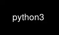 Run python3 in OnWorks free hosting provider over Ubuntu Online, Fedora Online, Windows online emulator or MAC OS online emulator