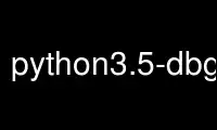 Execute python3.5-dbg-config no provedor de hospedagem gratuita OnWorks no Ubuntu Online, Fedora Online, emulador online do Windows ou emulador online do MAC OS