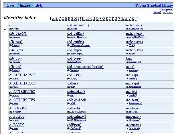 Download web tool or web app Python API documentation generation tool