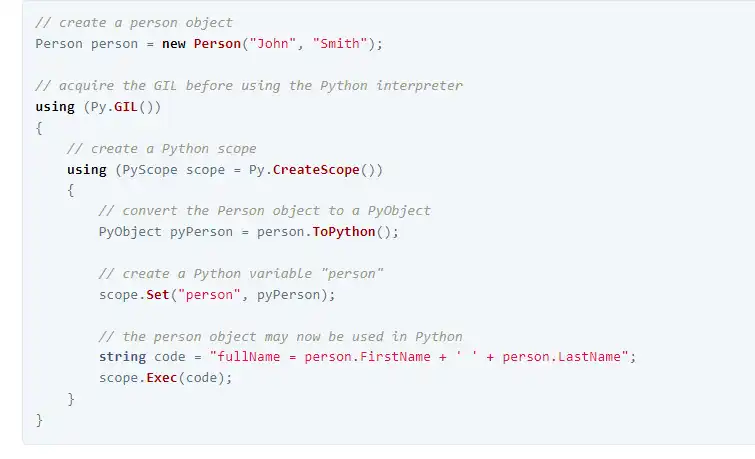 Descărcați instrumentul web sau aplicația web Python.NET