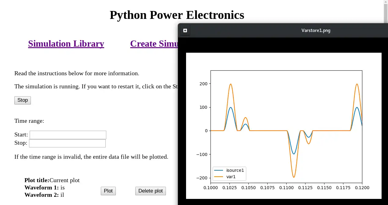 Download web tool or web app Python Power Electronics to run in Windows online over Linux online