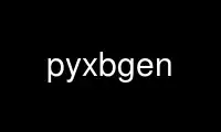 Run pyxbgen in OnWorks free hosting provider over Ubuntu Online, Fedora Online, Windows online emulator or MAC OS online emulator