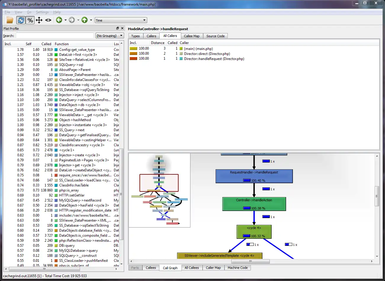 Download web tool or web app QCacheGrind (KCacheGrind) Windows build